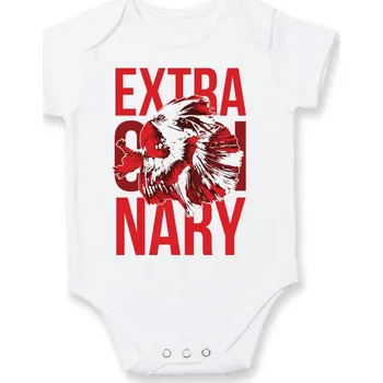 Kojenecké oblečení Fish extra - Body kojenecké s krátkým rukávem - Krátký r. 18-24 měs ( Bílá )