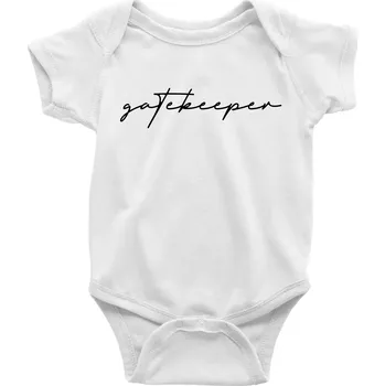 Kojenecký body Gatekeeper - Body kojenecké s krátkým rukávem - Krátký r. 6-12 mes ( Bílá )