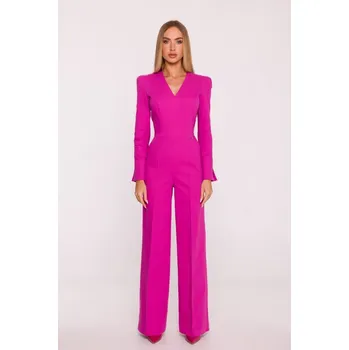 Dámský overall M883 Džínová kombinéza - růžová EU M