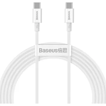 Baseus CATYS-C02 Superior Fast Charging Datový Kabel USB-C - USB-C 100W 2m White