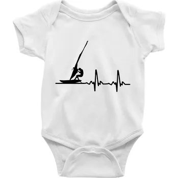 Kojenecké oblečení EKG Windsurfing - Body kojenecké s krátkým rukávem - Krátký r. 18-24 měs ( Bílá )