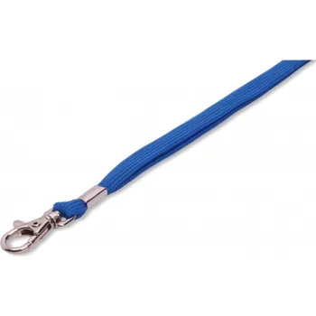 EuroSupplies Šňůrka na krk ROSE s karabinou modrá 50ks lamdi12roseb