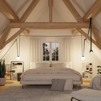 Lampička Paulmann ULine držák pásku, rovný, sada 2 ks, černý