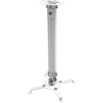 Držák na projektor Stropní držák na projektor, nastavitelný 55–90 cm, 13,5 kg, stříbrný
