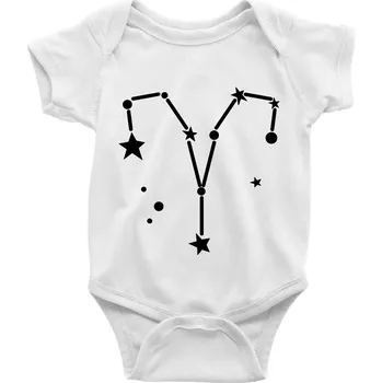 Kojenecký body Souhvězdí - Aries - Beran - Body kojenecké s krátkým rukávem - Krátký r. 18-24 měs ( Bílá )