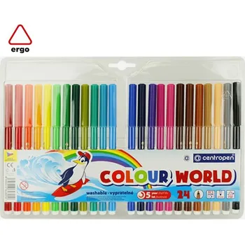 Fix Centropen 7550 trojhranné - 24 barev