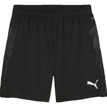 Pánské kraťasy Pánské šortky Puma TEAMCUP TRAINING SHORTS M Černá, Tmavě šedá, Bílá