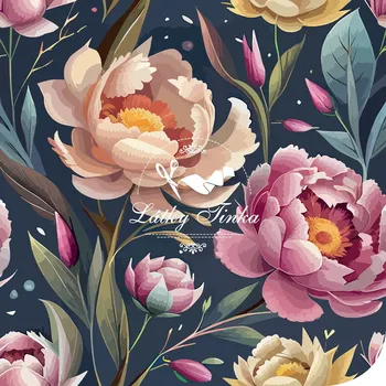 Pivoňky teplákovina