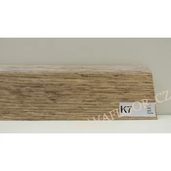 Podlahová lišta Plastová lišta PREXA 54 K7 dub