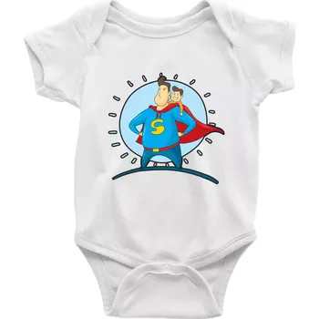 Kojenecký body Táta superman - kluk - Body kojenecké s krátkým rukávem - Krátký r. 18-24 měs ( Bílá )