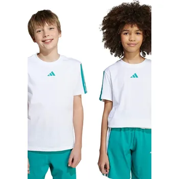 Dětské bavlněné tričko adidas JY4970 bílá 00X, vel. 176