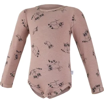 Kojenecký body Little Angel Body tričko smyk TISK Outlast® - oříšková mývalové Velikost oblečení: 62