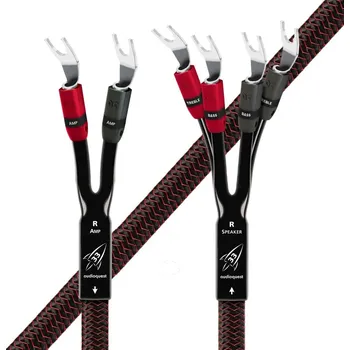 Audio kabel Audioquest Rocket 33 SBW vidličky - Silver 2,5m (Reproduktorové kabely Single-BiWire (cena za pár))