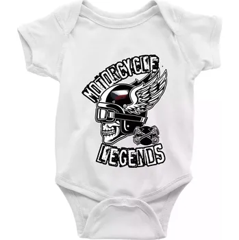Kojenecký body Czech Motorcycle legends - Body kojenecké s krátkým rukávem - Krátký r. 6-12 mes ( Bílá )