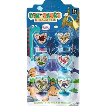 Dětské razítko Razítka dinosauři 6ks na kartě