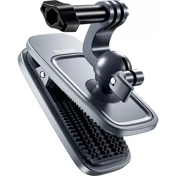 Univerzální držák na sportovní kamery Telesin s magnetickou sponou a kulovou hlavou