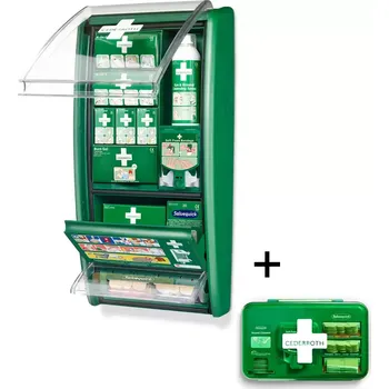 Lékárnička Stanice první pomoci Cederroth + dárek zásobník náplastí