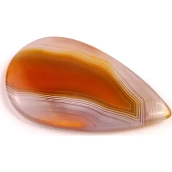 Přírodní kámen Kabošon Sand Stone Agate č.5848 (34x20x4mm)