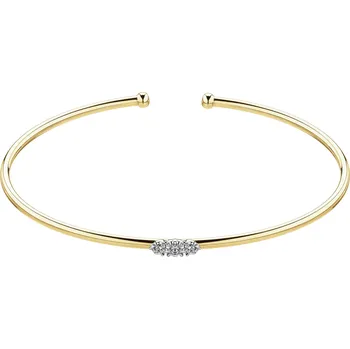 Náramek Zlatý náramek s brilianty - 0,04 ct - ryzost 585 - 220.800