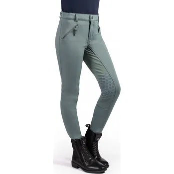 Jezdecké oblečení HKM Rajtky Mia HKM, s gripem, dětské, sage 122-128