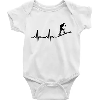 Kojenecký body EKG skialpinismus - Body kojenecké s krátkým rukávem - Krátký r. 18-24 měs ( Bílá )