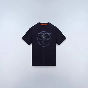 Pánské Tričko s krátkým rukávem NAPAPIJRI S-BALD SS NP0A88SF1761 – Tmavě modrá L