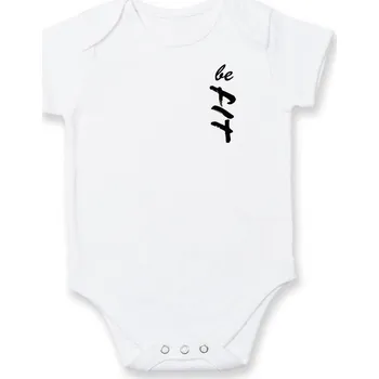 Kojenecký body Be FIT - Body kojenecké s krátkým rukávem - Krátký r. 18-24 měs ( Bílá )