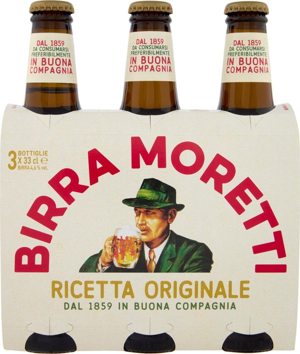Boeri Ricetta Originale Birra Moretti Ricetta Originale 3x 0,33 l od 135 Kč - Zbozi.cz