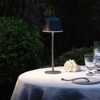 Osvětlení OSRAM LED stolní lampa na baterie ENDURA STYLE grafitová 30 cm IP44 CCT tmavě šedá LED 2,5 W celkem - Doprava zdarma