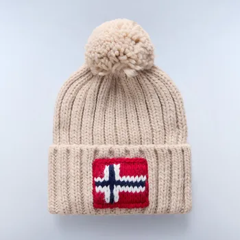 Čepice Pánské Zimní čepice NAPAPIJRI SEMIURY 5 NP0A4GKBN1J1 – Béžová