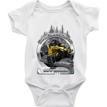 Kojenecký body ATV Bush Adventure - Body kojenecké s krátkým rukávem - Krátký r. 18-24 měs ( Bílá )