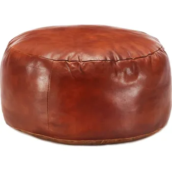 Taburet vidaXL Sedací puf 60 x 30 cm pravá kozí kůže [248138] Barva: Tan