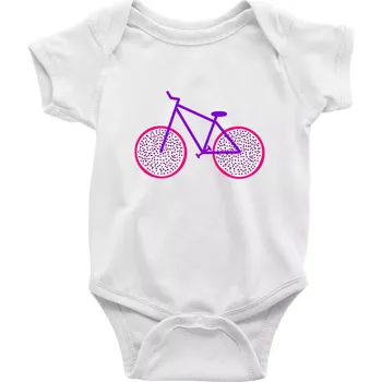 Kojenecké oblečení Kolo dračí ovoce (Moňas) - Body kojenecké s krátkým rukávem - Krátký r. 6-12 mes ( Bílá )