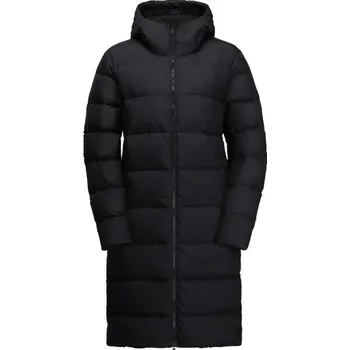 Dámský kabát Dámský zimní kabát Jack Wolfskin FROZEN PALACE COAT W RDS XS Černá