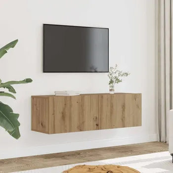 Nábytek vidaXL TV skříňky nástěnné 2 ks 100 x 30 x 30 cm [857018] Barva: dub artisan