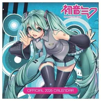 Komiks pro dospělé Hatsune Miku Broschurkalender 2026