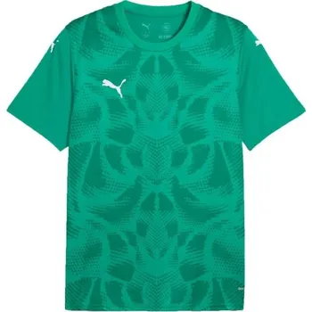 Pánský fotbalový dres Puma TEAMULTIMATE JERSEY XS Zelená, Bílá