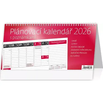 Kalendář Helma 365 Plánovací kalendář s poznámkami 2022