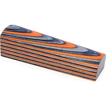 Šedo / černo / oranžová rozměr špalíku 30*40*120mm