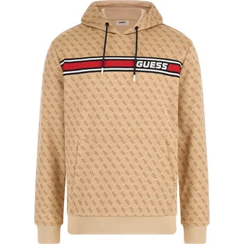 Pánská mikina Pánská Mikina GUESS NEW KORBIN HOODIE SWEATSHIRT Z4BQ30FL04Q-P13W – Béžová XL