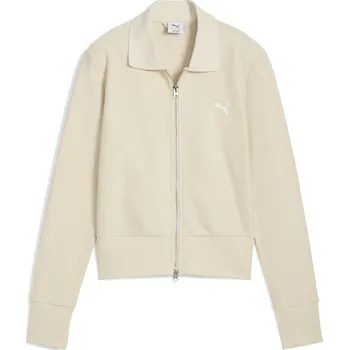 Dámská mikina Dámská Mikina PUMA PREMIUM ESS KNITTED CARDIGAN 62978187 – Béžová XS