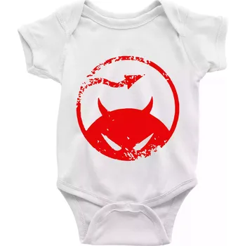 Devil Kruh - Body kojenecké s krátkým rukávem - Krátký r. 18-24 měs ( Bílá )