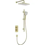 KFA Armatura 5759-301-31-Sprchová sada s term. podom. baterií MALAGA kart. zlatá