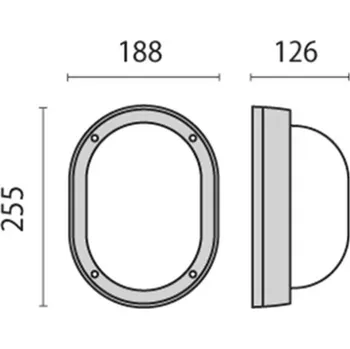 Venkovní osvětlení Performance in Lighting LED venkovní nástěnné světlo Eko+19 antracit 3000K kovový antracit LED celkem 10 W - Doprava zdarma