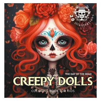 První čtění Kolorowanka usztywniana Creepy Dolls Upiorne laleczki czerwona (Kniha)