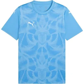 Pánský fotbalový dres Puma TEAMULTIMATE JERSEY XL Světle modrá, Bílá