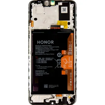 Náhradní díl pro mobilní telefon LCD + dotyk + přední kryt pro Honor X7a, black (Service Pack)