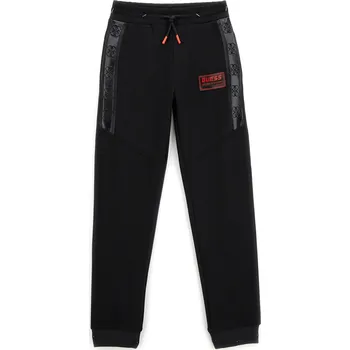 Chlapecké kalhoty Dětské Kalhoty GUESS ACTIVE PANTS_MINI ME L4RQ13KBO62-JBLK – Černá 10