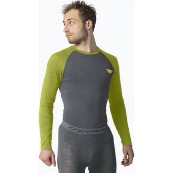 Pánská móda Pánské termo tričko Longsleeve DYNAFIT Tour Light Merino golden lime