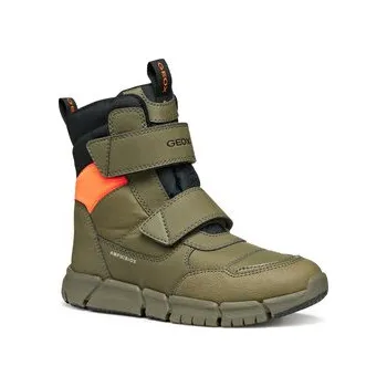 Chlapecké sněhule Sněhule Geox J Flexyper B Abx J169XC 0FU50 C0623 S Khaki 33